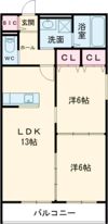 （仮称）尼崎市稲葉荘1丁目新築アパートの間取り画像