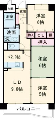 シーズモアの間取り画像
