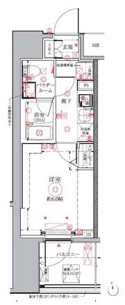 クレイシア川口の間取り画像