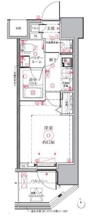 クレイシア川口の間取り画像