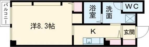 エヌエムキャラントの間取り画像
