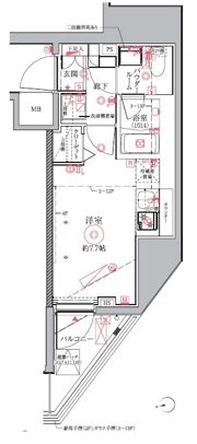 クレイシア川口の間取り画像