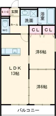 （仮称）尼崎市稲葉荘1丁目新築アパートの間取り画像