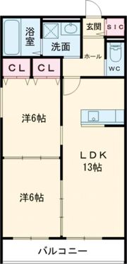 （仮称）尼崎市稲葉荘1丁目新築アパートの間取り画像