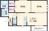 レジデンス ムコフルールの間取り画像