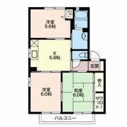 エスペラース Bの間取り画像