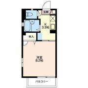 富竹アパートメントの間取り画像