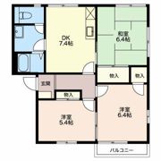 エステートK Sの間取り画像