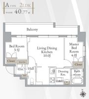 LiveCasa高円寺の間取り画像