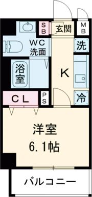 エステムプラザ京都ステージョンレジデンシャルの間取り画像