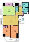 ライオンズマンション狭山第2の間取り画像