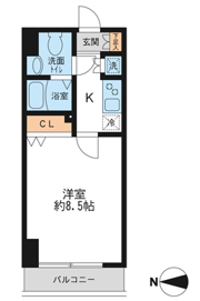 HF錦糸町レジデンスの間取り画像