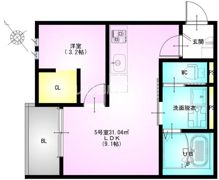 REGALEST 狭山の間取り画像
