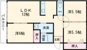メゾンドソレイユの間取り画像