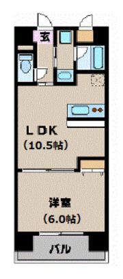 カスタリア新宿の間取り画像