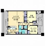 アーバンビュー緑町公園ツインタワーの間取り画像