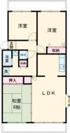 エレガン柏森の間取り画像