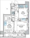 レジディア蒲田Vの間取り画像