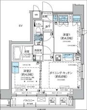 レジディア蒲田Vの間取り画像