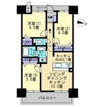 アルファライフ松島公園Ⅱの間取り画像