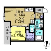 AJ新越谷の間取り画像