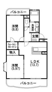 ファミーユ和合の間取り画像