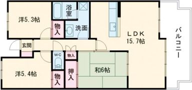 CERES学園前の間取り画像