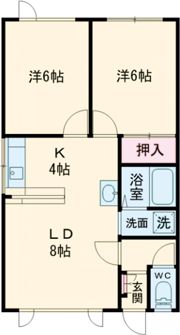 ハウスナガタⅡの間取り画像