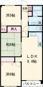 コーポ青柳の間取り画像