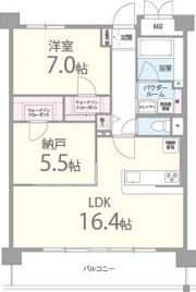 クレセント コートの間取り画像