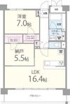 クレセント コートの間取り画像