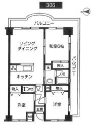 サンシャインK&Kマンションの間取り画像