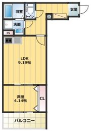 Gran Hill 福大前の間取り画像