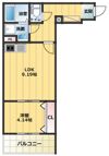 Gran Hill 福大前の間取り画像