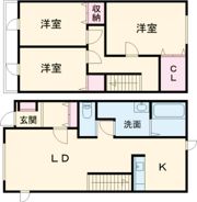 ソレイユB棟の間取り画像