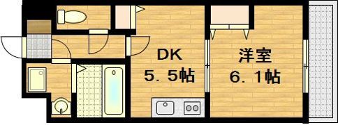 レジデンス西京極の間取り画像