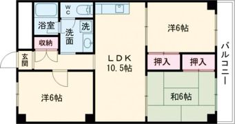 メゾンMの間取り画像