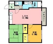 パセオ今田の間取り画像