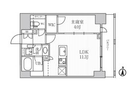 シーズンフラッツ菊川の間取り画像