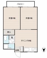 こぐまハイツの間取り画像