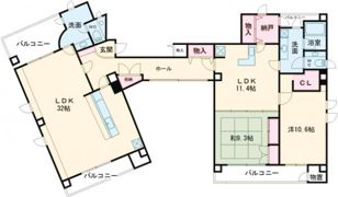 カーサ函館の間取り画像