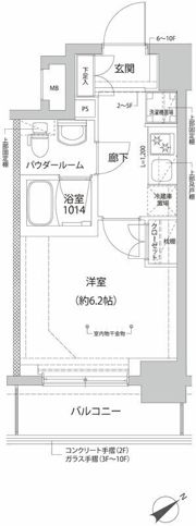 RELUXIA横濱反町の間取り画像