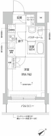 RELUXIA横濱反町の間取り画像
