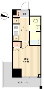 レノス新子安の間取り画像
