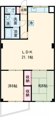 熊谷オリエンタルマンションの間取り画像