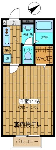 トヨハルハイツの間取り画像