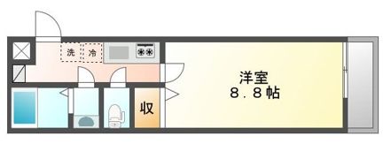 フラッティ堀川北山の間取り画像