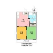 第6磯部コーポの間取り画像