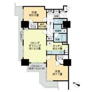 川口パークタワーの間取り画像