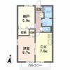 パークハイツ大東の間取り画像
